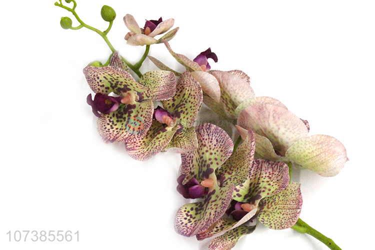 High quality home decoration artificial orchid flower simulation flower