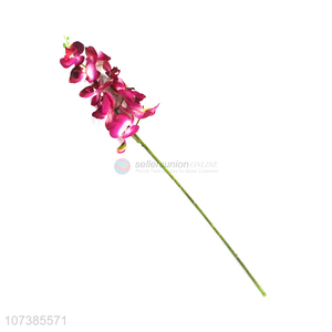 Latest style delicate cloth flower artificial orchid fake flower