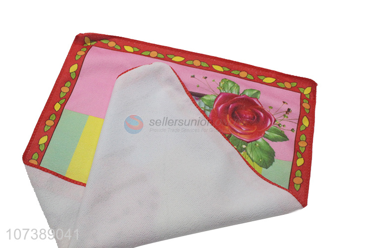 Wholesale Cake Pattern Microfiber Tea Towel