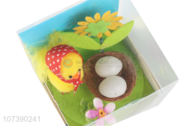 Good Quality Easter Chicken And Bunny Set Holiday Decoration