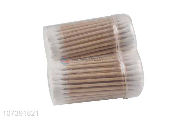 Bottom Price Heart Shape Plastic Box Packaging 190 Count Cotton Swabs