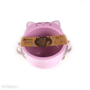 New Product Cute Cartoon Cat Design Children Bowl