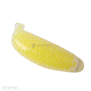 Best Price Banana Shape Beads Ball Squeeze Toy