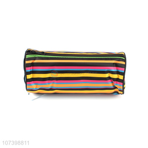 New arrival colorful stripes oxford cloth pencil bag for school stationery