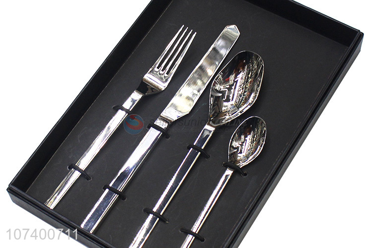 Best selling upscale stainless steel tableware cutlery gift box