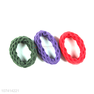 Hot sale jacquard hair ties elastic hair ring