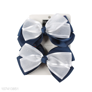 Best selling delicate bowknot hair ties elastic hair ring