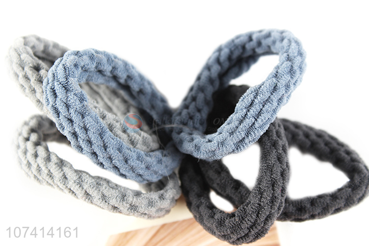 Good sale jacquard hair band elastic hair ties