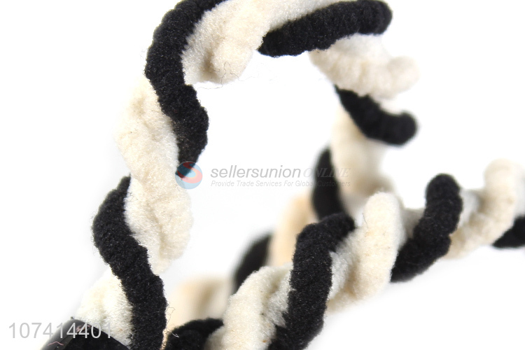 Latest design twist hair ties elastic hair ring