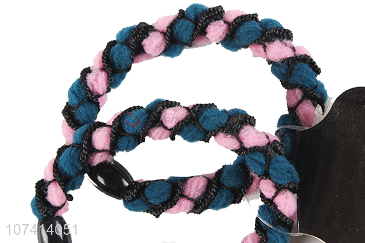 Latest arrival braided hair rope elastic hair band