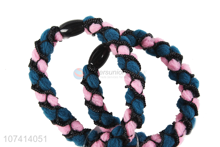 Latest arrival braided hair rope elastic hair band