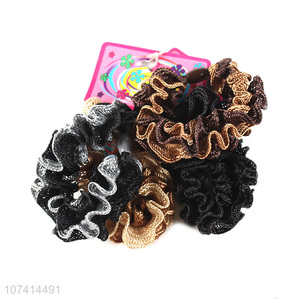 Factory direct sale falbala hair ring elastic hair rope