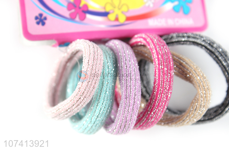 High quality shiny hair ring custom hair accessories