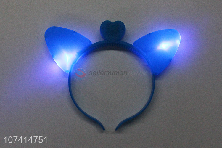 High Sales Party Supplies Light Up Cat Ears Headband Flashing Headband