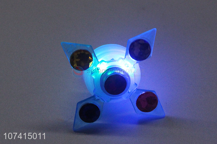 New Product Kids Favor Flashing Led Rotating Ring Gyro Ring Toys