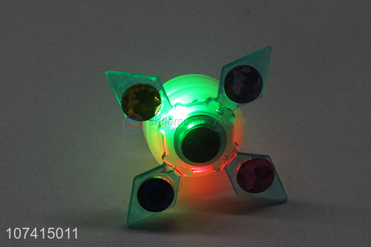 New Product Kids Favor Flashing Led Rotating Ring Gyro Ring Toys