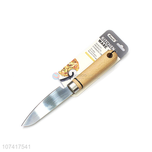 High Quality Stainless Steel Fruit Knife With Wooden Handle