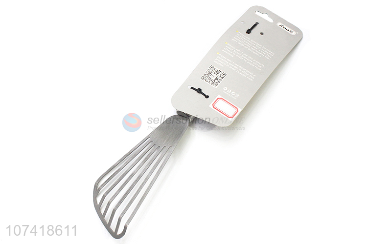 Custom Steak Cheese Fish Frying Slotted Turner Spatula