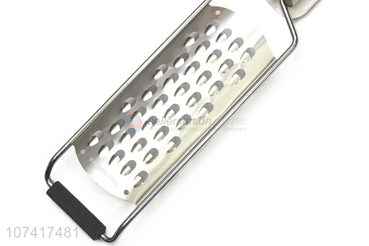 Good Quality Wooden Handle Stainless Steel Vegetable Grater