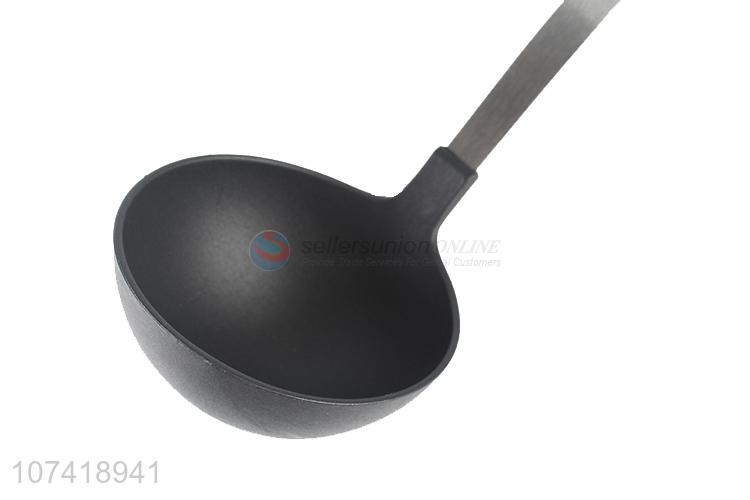 Custom Black Nylon Soup Ladle Fashion Cooking Utensil