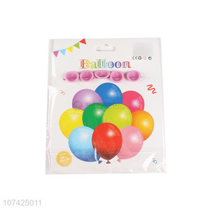 Factory price round latex balloons for birthday party decoration