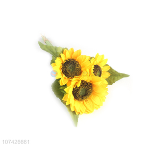 Competitive price garden decoration artificial flower simulation sunflower