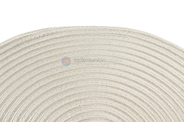 Suitable price round pvc table mat textilene material placemat