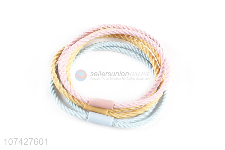 Hot Selling Colorful Hair Band Elastic Hair Rope