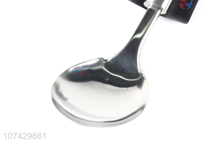 Popular products stainless steel dinnerware metal rice scoop meal spoon