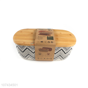 Good Sale Bamboo Fiber Bento Lunch Box Bread Box