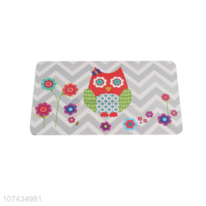 New Arrival Owl Pattern Rectangle Cup Mat Fashion Placemat