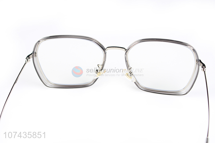 Good market optical eyewear frame anti blue-ray metal glasses