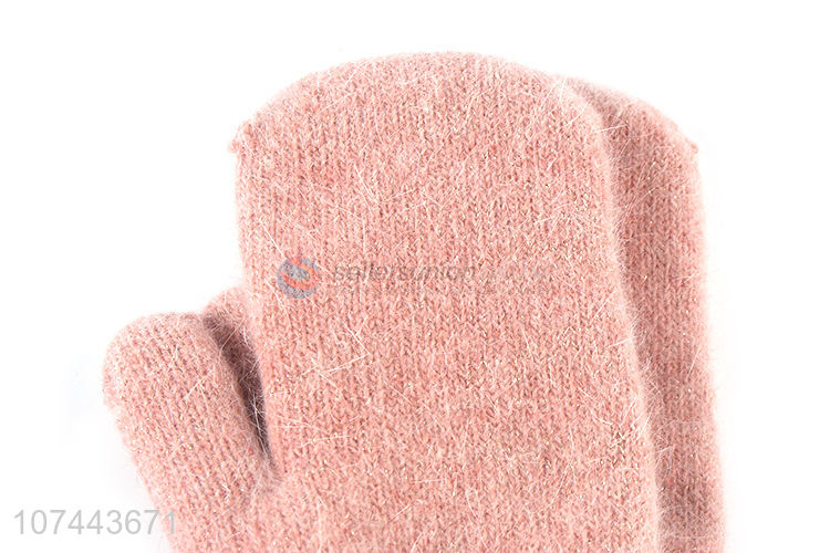 Fashion Design Ladies Warm Gloves Soft Gloves