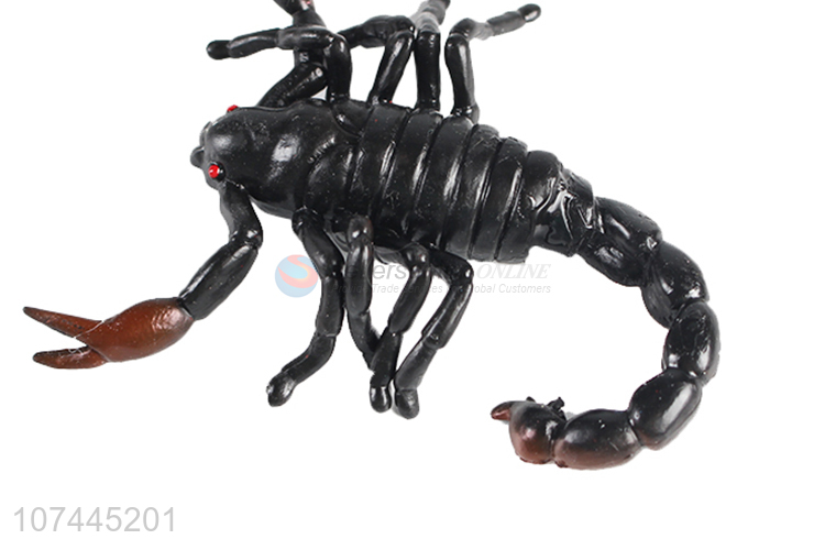 Factory wholesale simulation animal model soft squishy scorpion toy