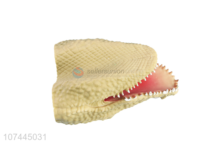 Hot sale mini alligator finger puppet toy for kids