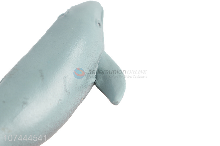 Hot sale realistic animal model toy tpr shark toy