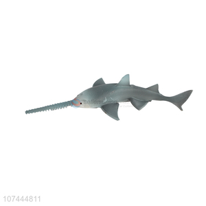 Premium products pvc animal toy plastic sawfish model toy