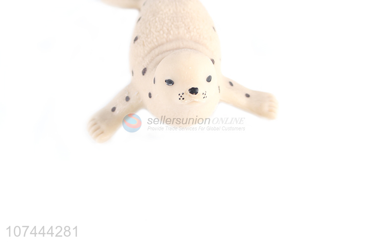 Good quality realistic animal model toy tpr seal toy