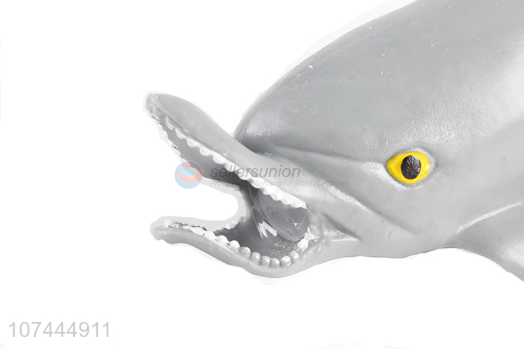 Good quality plastic dolphin model toy cartoon animal toys