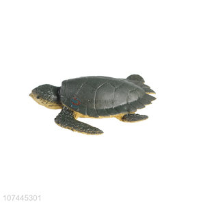 Factory price realistic animal model toy tpr tortoise toy