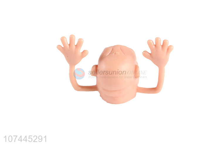 Unique design pvc monster finger puppet toy for children