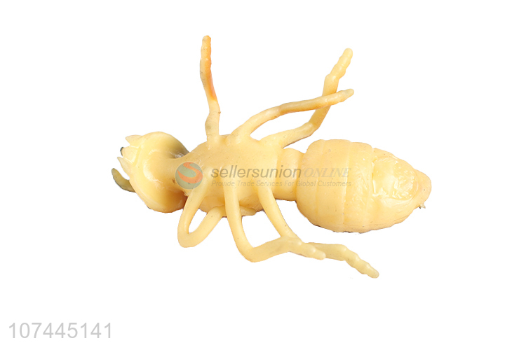 Factory price simulation animal model soft squishy ant toy