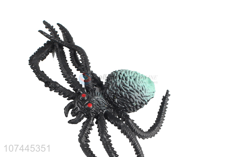 Factory direct sale simulation spider model rubber animal toy