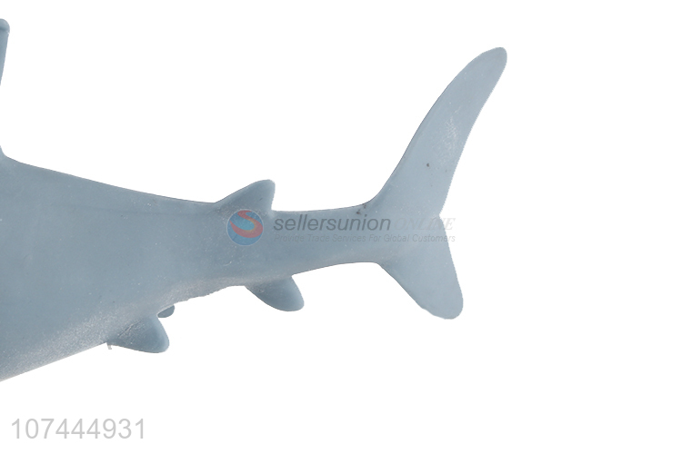 Factory price plastic shark model toy cartoon animal toys