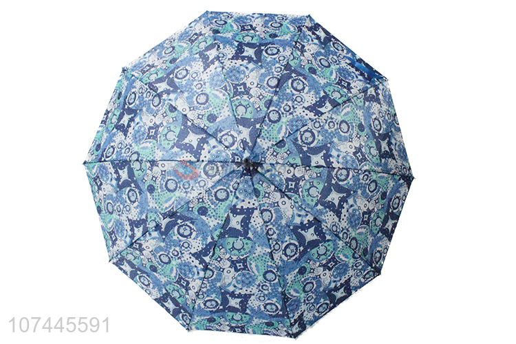 Good Quality Hook Hand Semi-Automatic Straight Umbrella