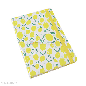 Best Sale Lemon Printed Cover Paper Notebook Student Stationery