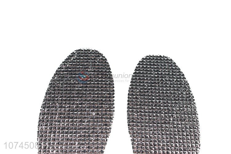 Contracted Design Thermal Aluminum Foil Warm Felt Insole For Shoe