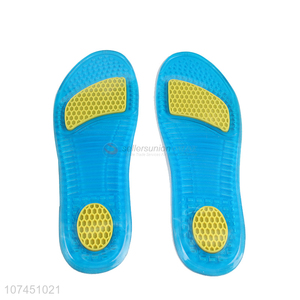 Unique Design Comfortable Shock Absorbing Massage TPE Sport Insoles