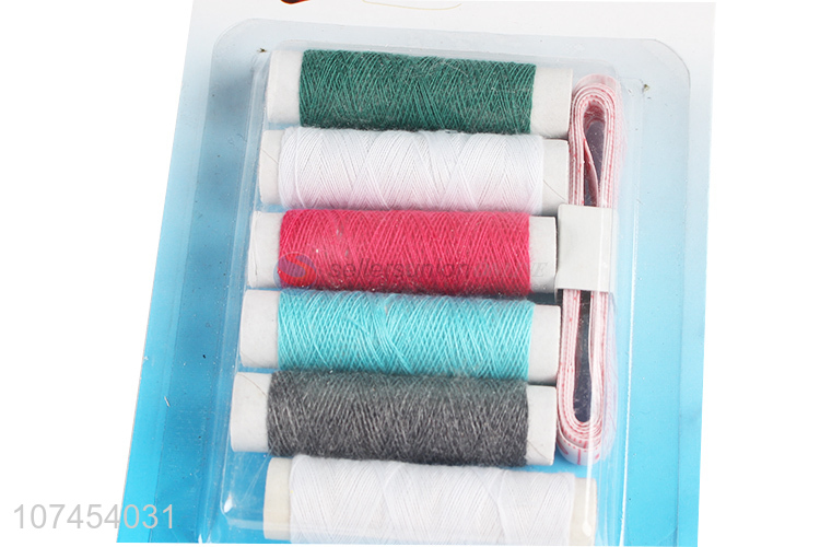 Factory Price 6 Pieces Sewing Thread With Soft Tape Measure Set