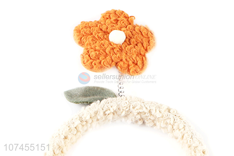 Unique Design Artificial Flower Hair Hoop Fashion Hair Band